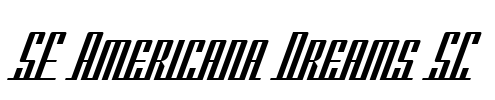 SF Americana Dreams SC Font Image