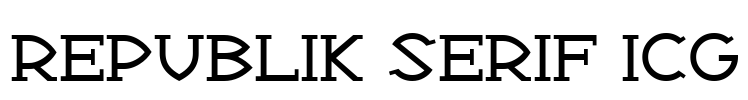 Republik Serif ICG