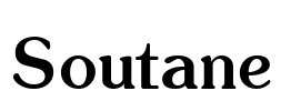 Soutane Font Image