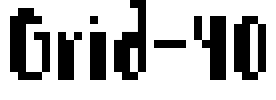Grid-40 Font Image