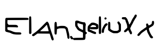ElAngeliuXx Font Image