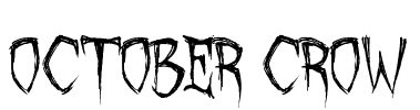October Crow Font Image