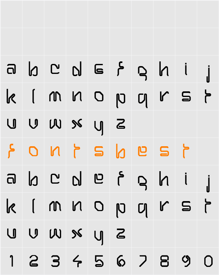 Clippin-Normal Character Map