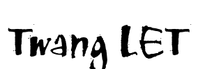 Twang LET Font Image