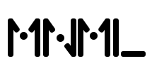 MNML Font Image