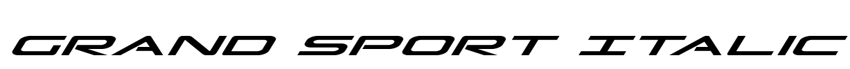 Grand Sport Italic