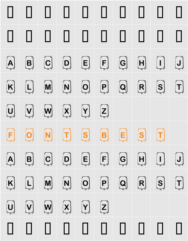 KR Popsicle Character Map