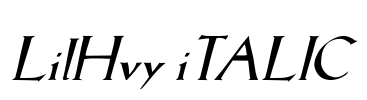 LilHvy iTALIC