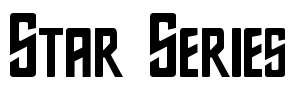 Star Series Font Image