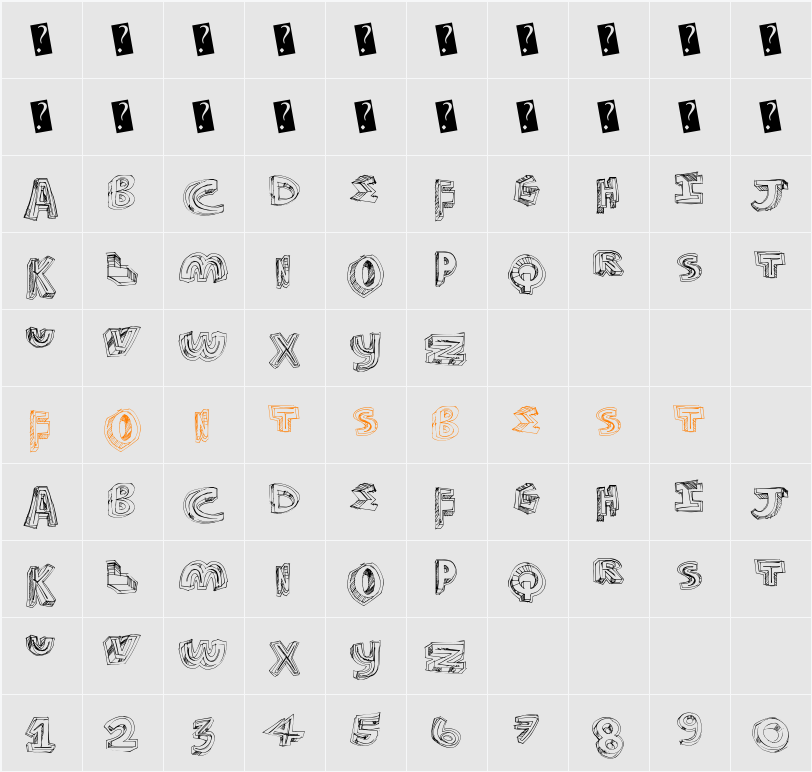 FutureStyle Character Map