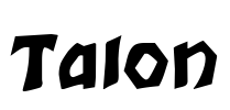 Talon Font Image