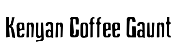 Kenyan Coffee Gaunt