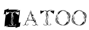 Tatoo Font Image