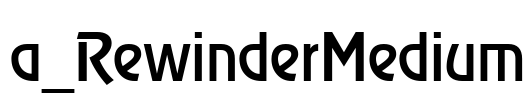 a_RewinderMedium Font Image