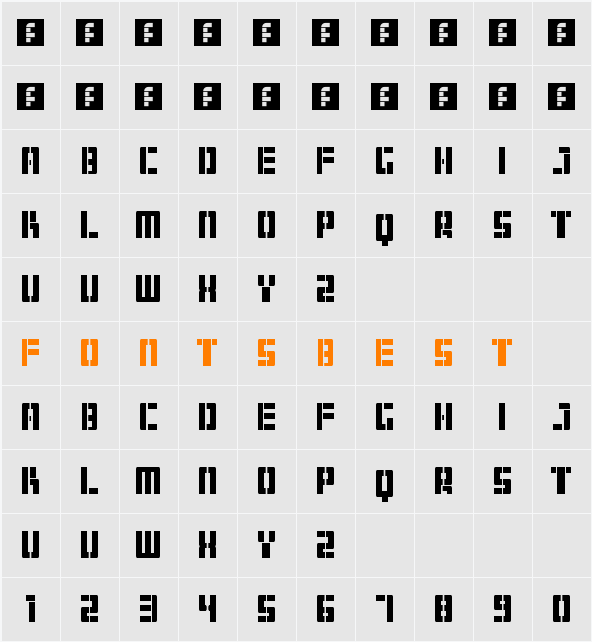 Hangar Character Map