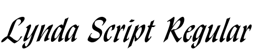 Lynda Script Regular