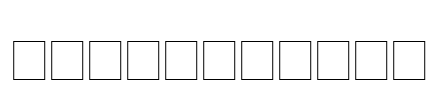 MS LineDraw Font Image
