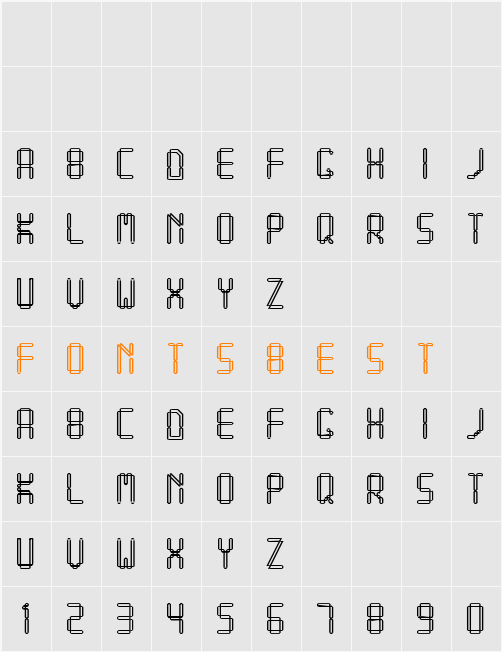 Quadratum Character Map