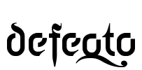 defeqto Font Image