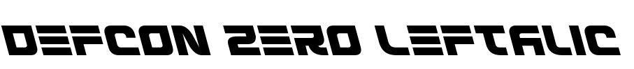 Defcon Zero Leftalic