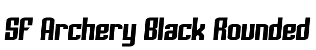 SF Archery Black Rounded