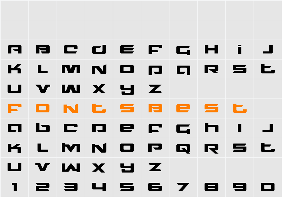 Northstar Character Map