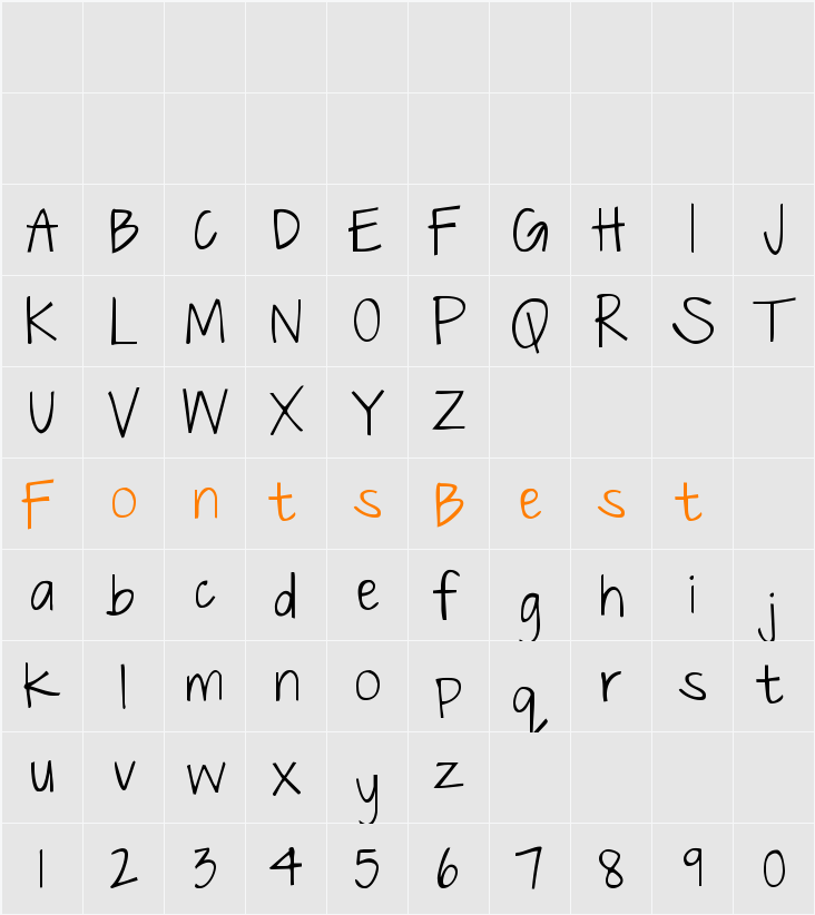 Just The Way You Are Character Map