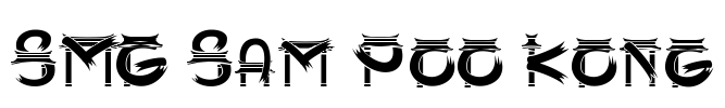 SMG_Sam Poo Kong Font Image