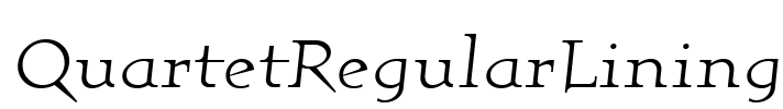 QuartetRegularLining