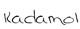 Kadamol Font Image