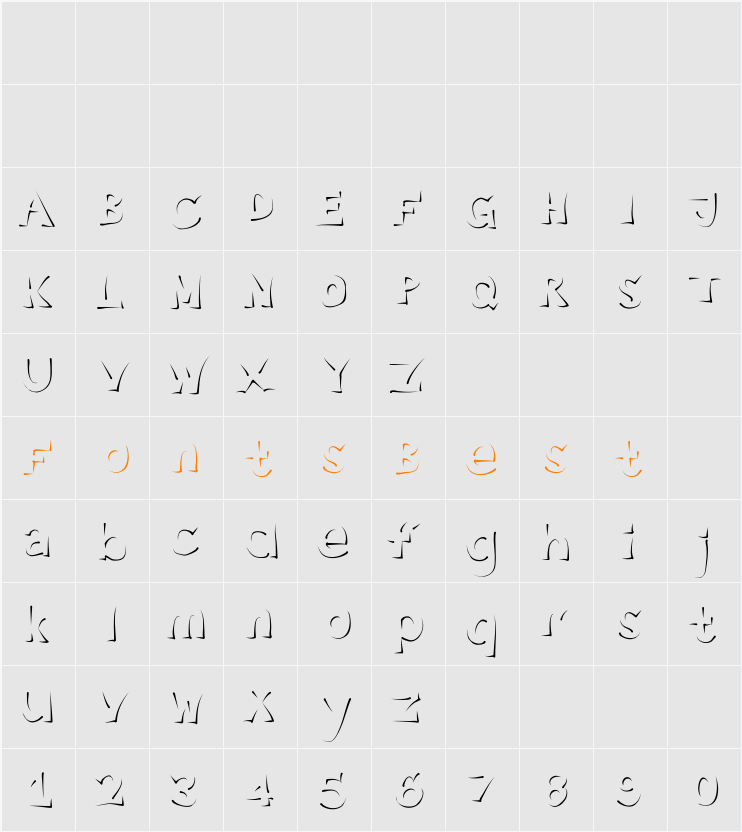 Enlighten  Character Map