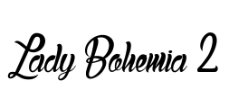Lady Bohemia 2 Font Image