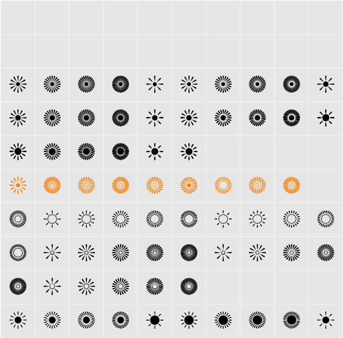 Nikkoo02 Character Map