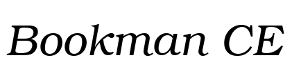 Bookman CE Font Image