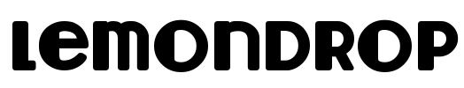 Lemondrop Font Image