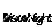 DiscoNight Font Image