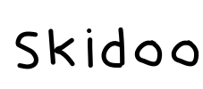 Skidoo Font Image