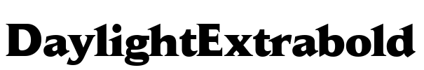 DaylightExtrabold
