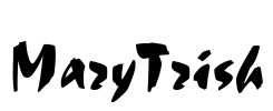 MaryTrish Font Image
