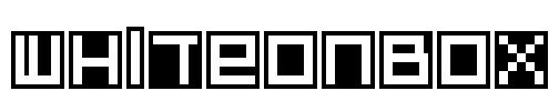 whiteonbox Font Image