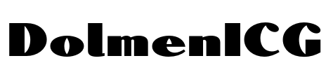 DolmenICG Font Image