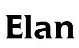 Elan Font Image