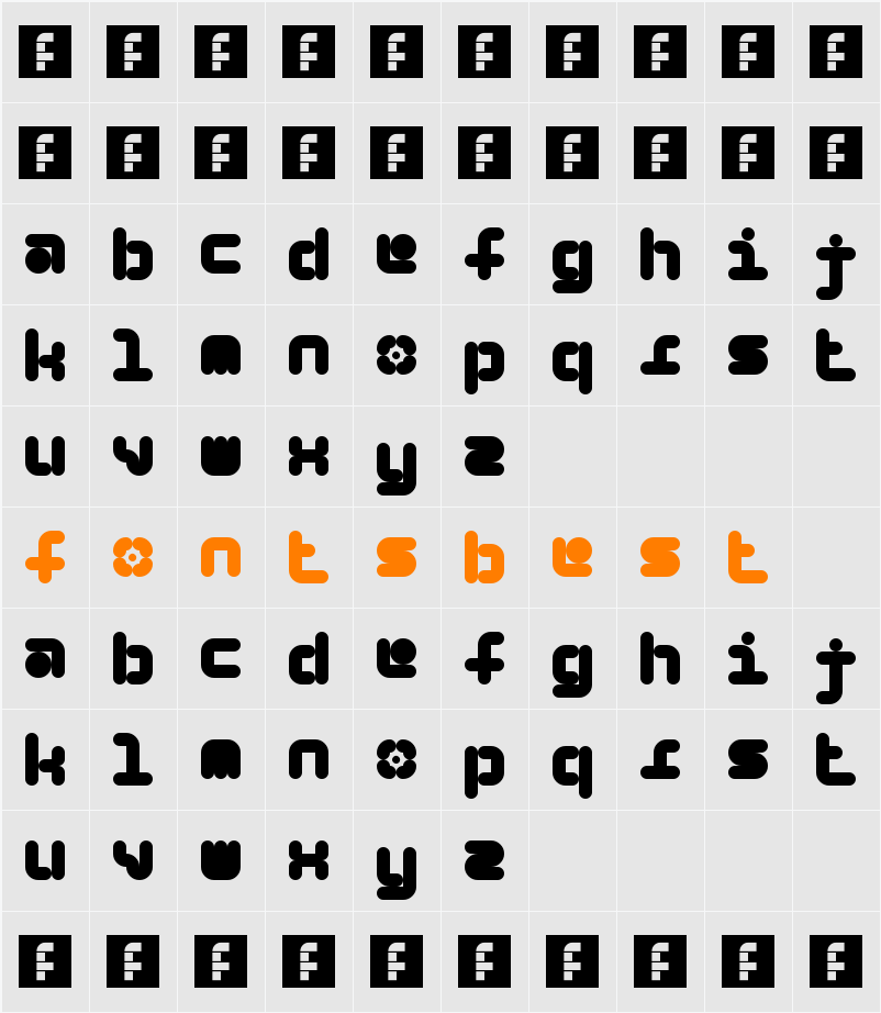 5Beans Character Map