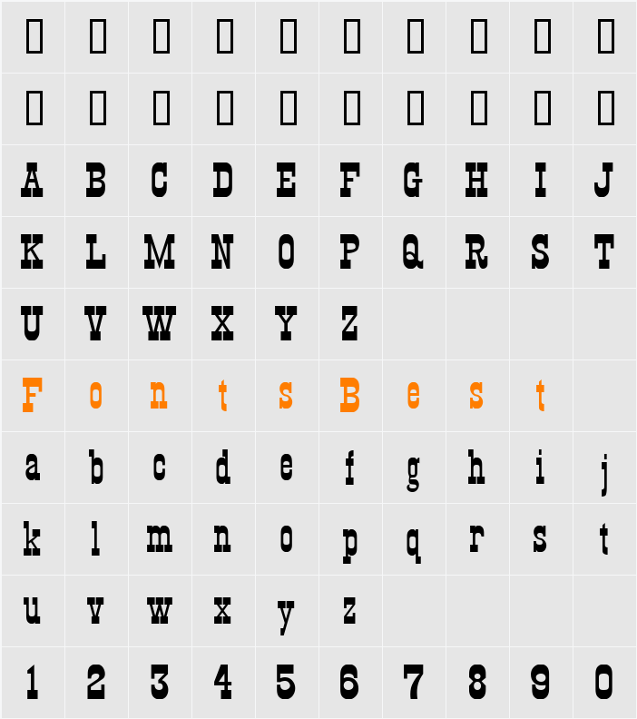 KyhotaOne Character Map