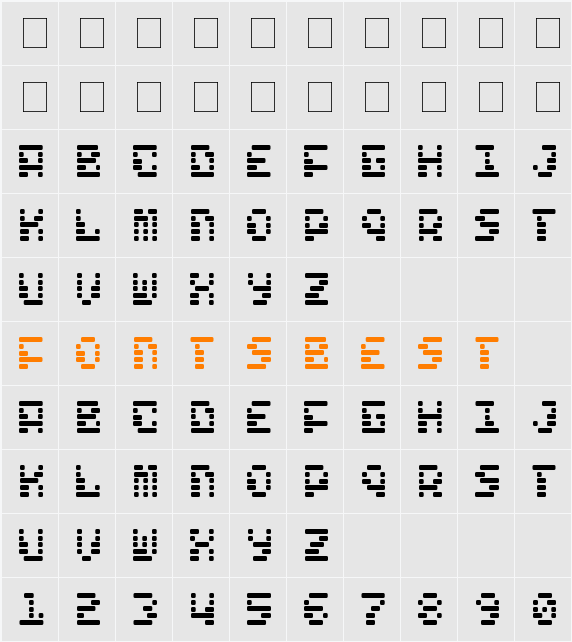 Freelance Kamchatka Character Map