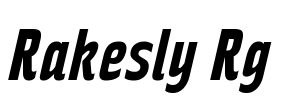 Rakesly Rg Font Image