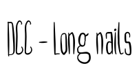 DCC - Long nails Font Image