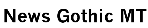 News Gothic MT