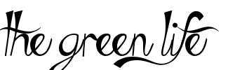 The Green Life Font Image