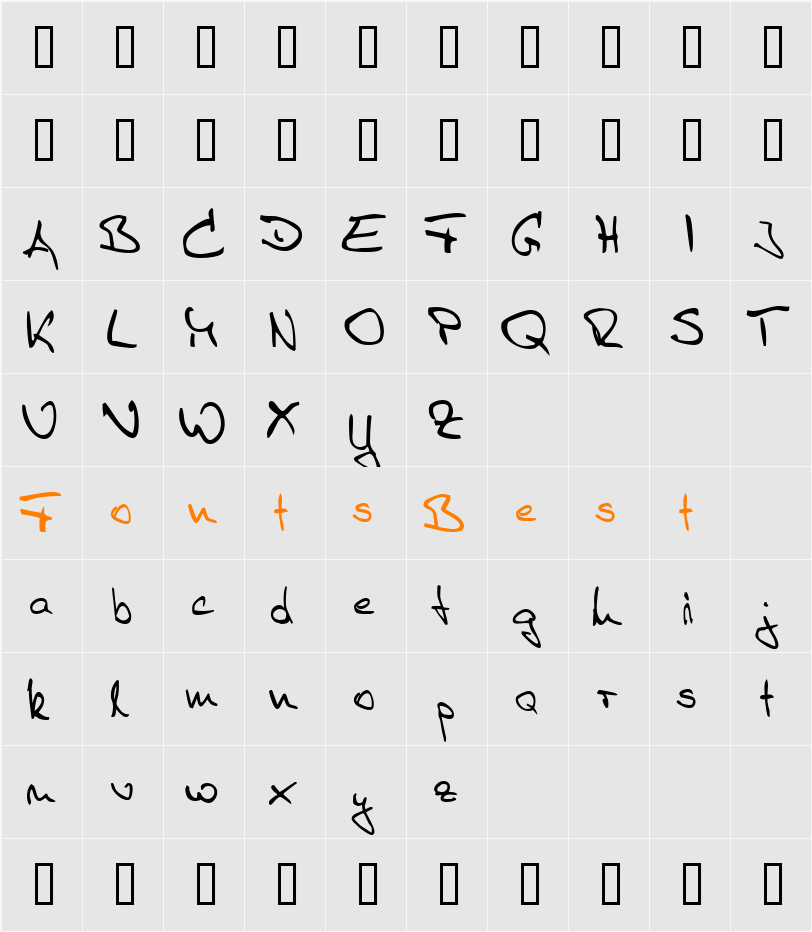 Sister R Character Map